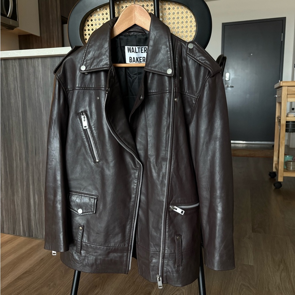 Walter Baker Brown Leather Jacket